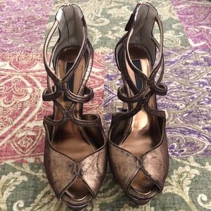 BCBG MaxAzria Bronze Sandals